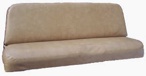 Reupholstered truck seat